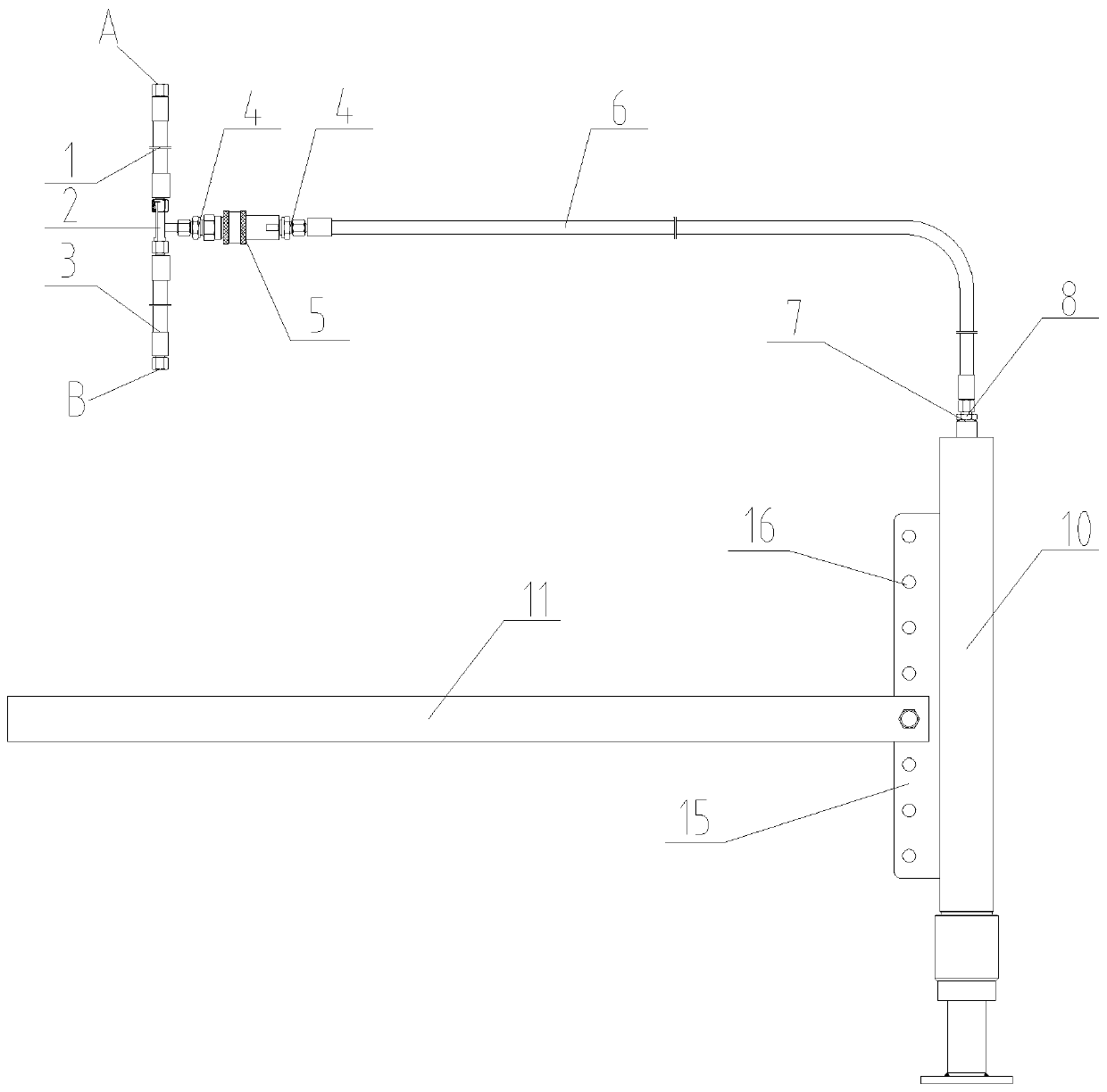 A track quick change device and quick change method thereof