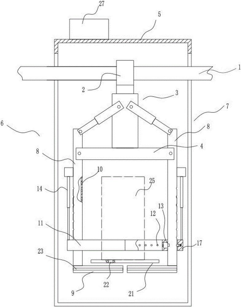 Workpiece drying device