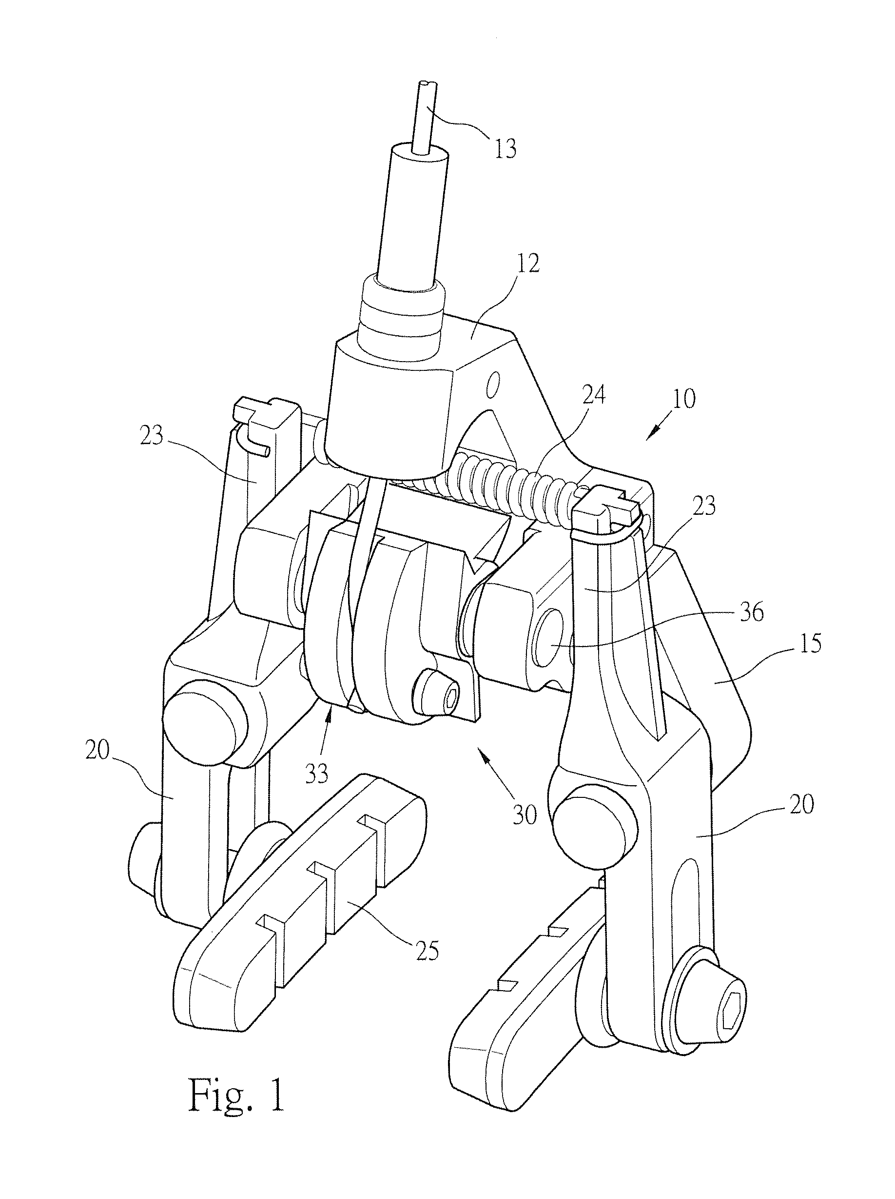 Brake assembly for bicycles