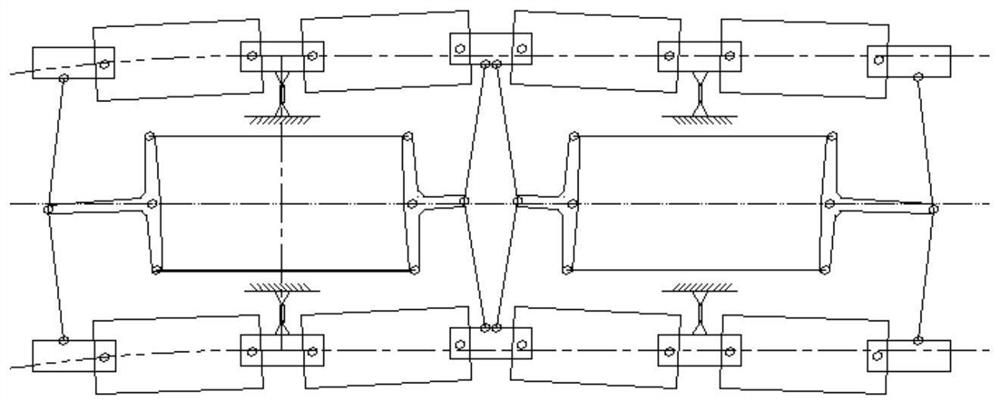 A guiding mechanism suitable for four-suspension module maglev vehicles