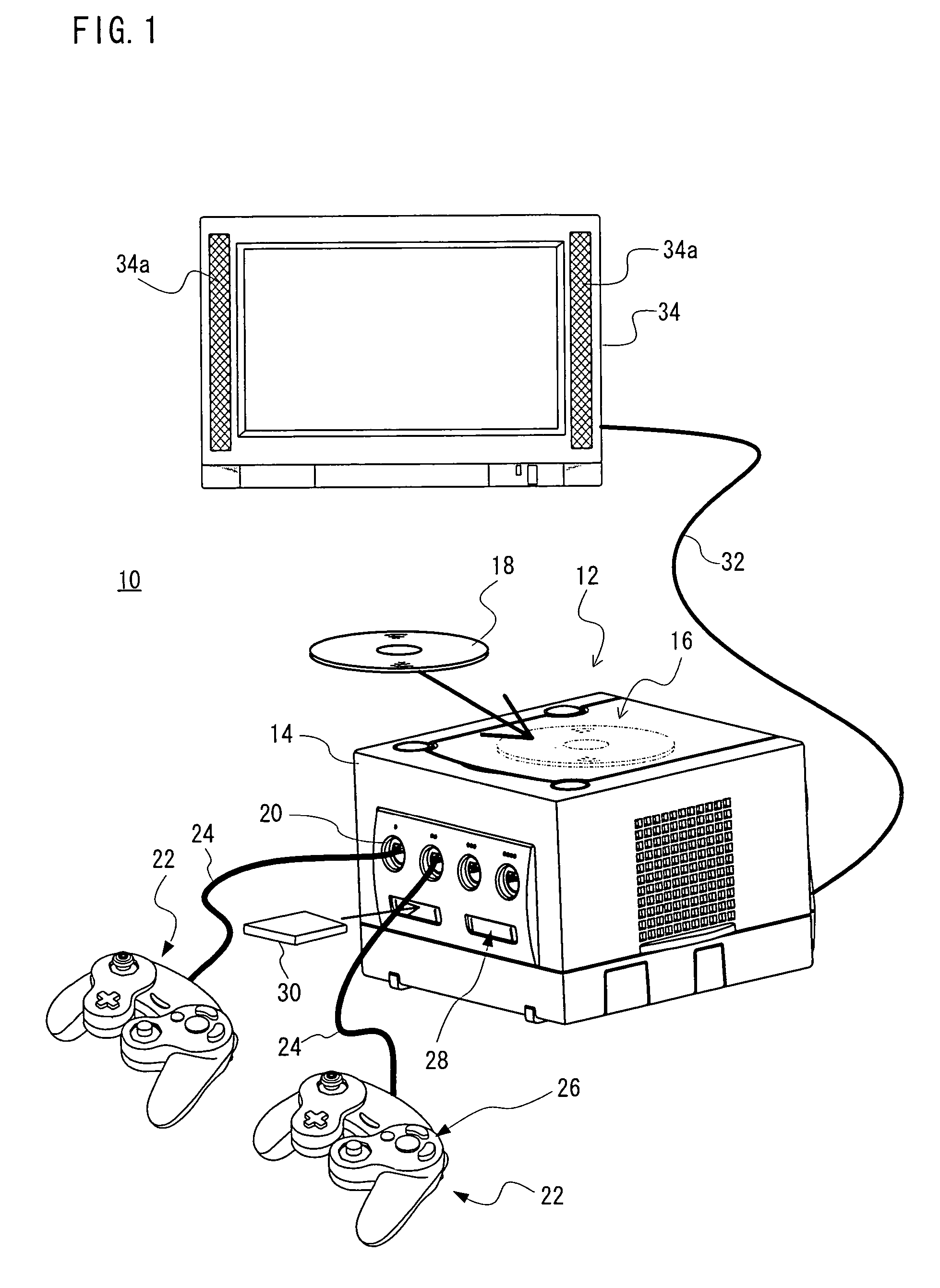Game apparatus, game system, and storing medium storing game program in which display is divided between players