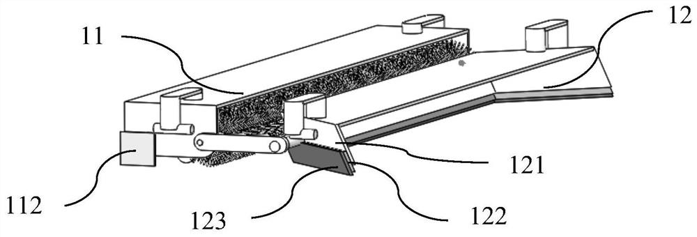 Coal conveying trestle ground water jet automatic cleaning device