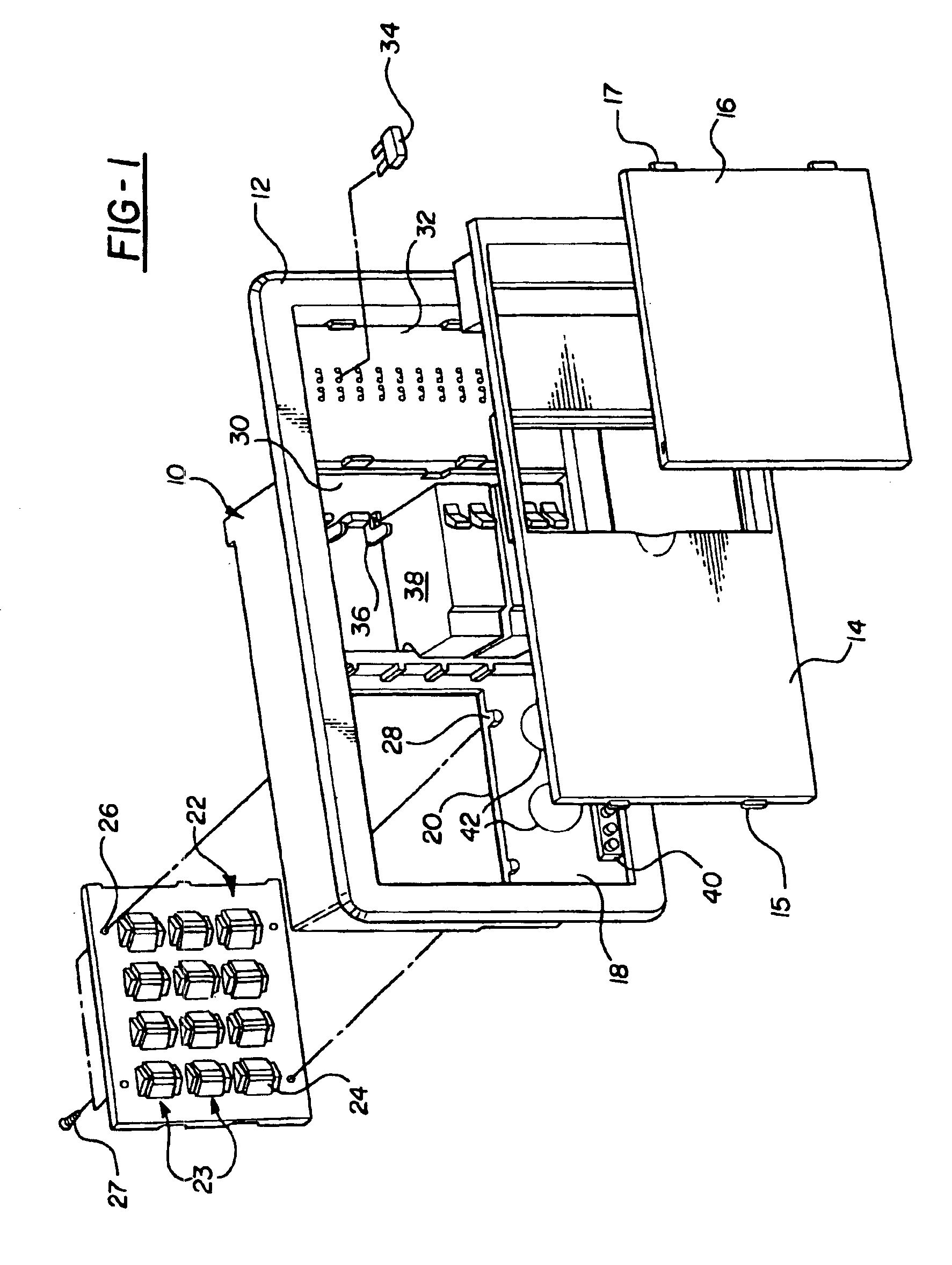 Electrical housing with non-integral cable outlet port member