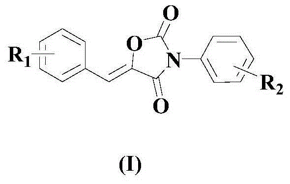 Synthesis method of drug intermediate oxazolidinedione compound