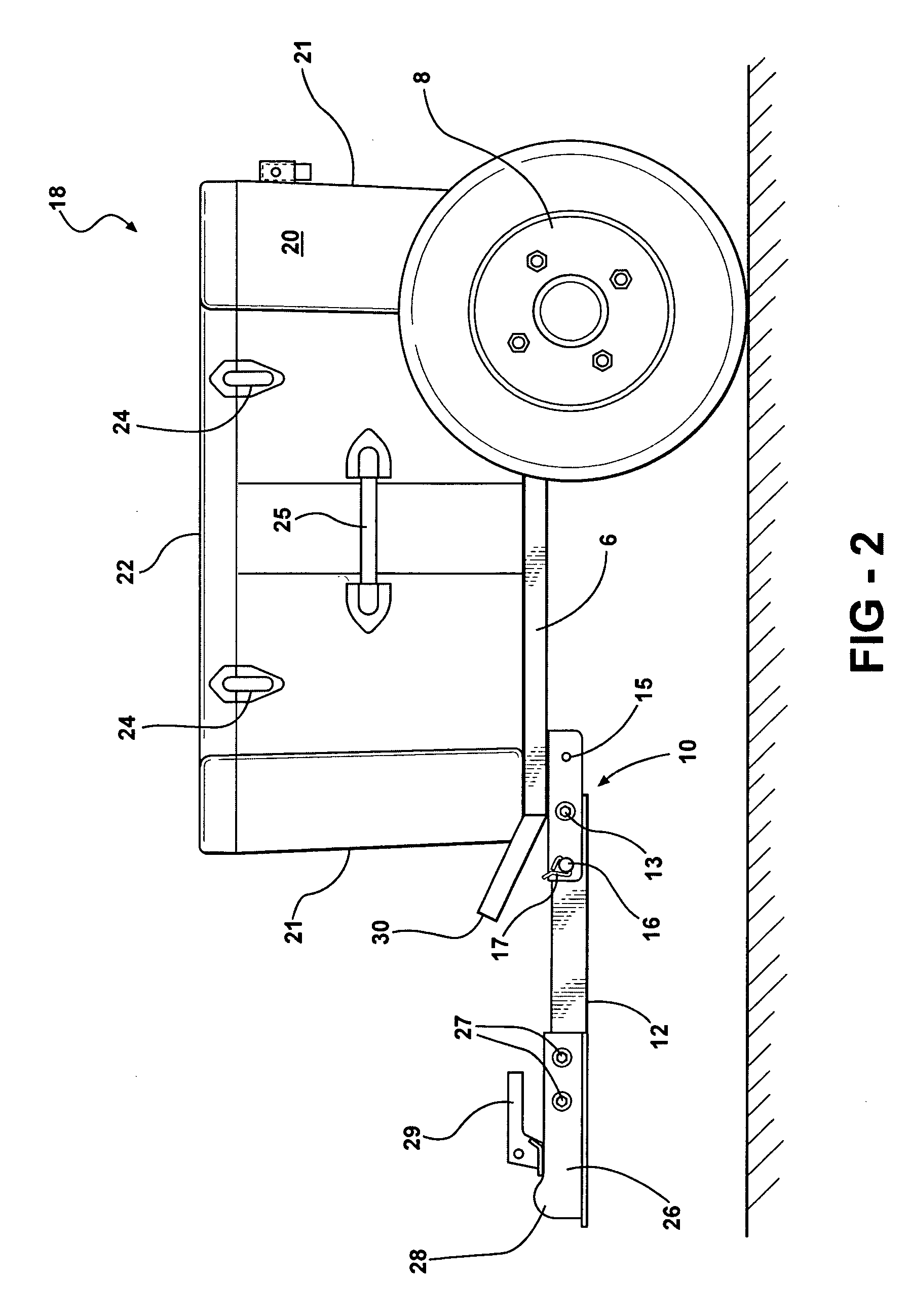 Motorcycle trailer construction