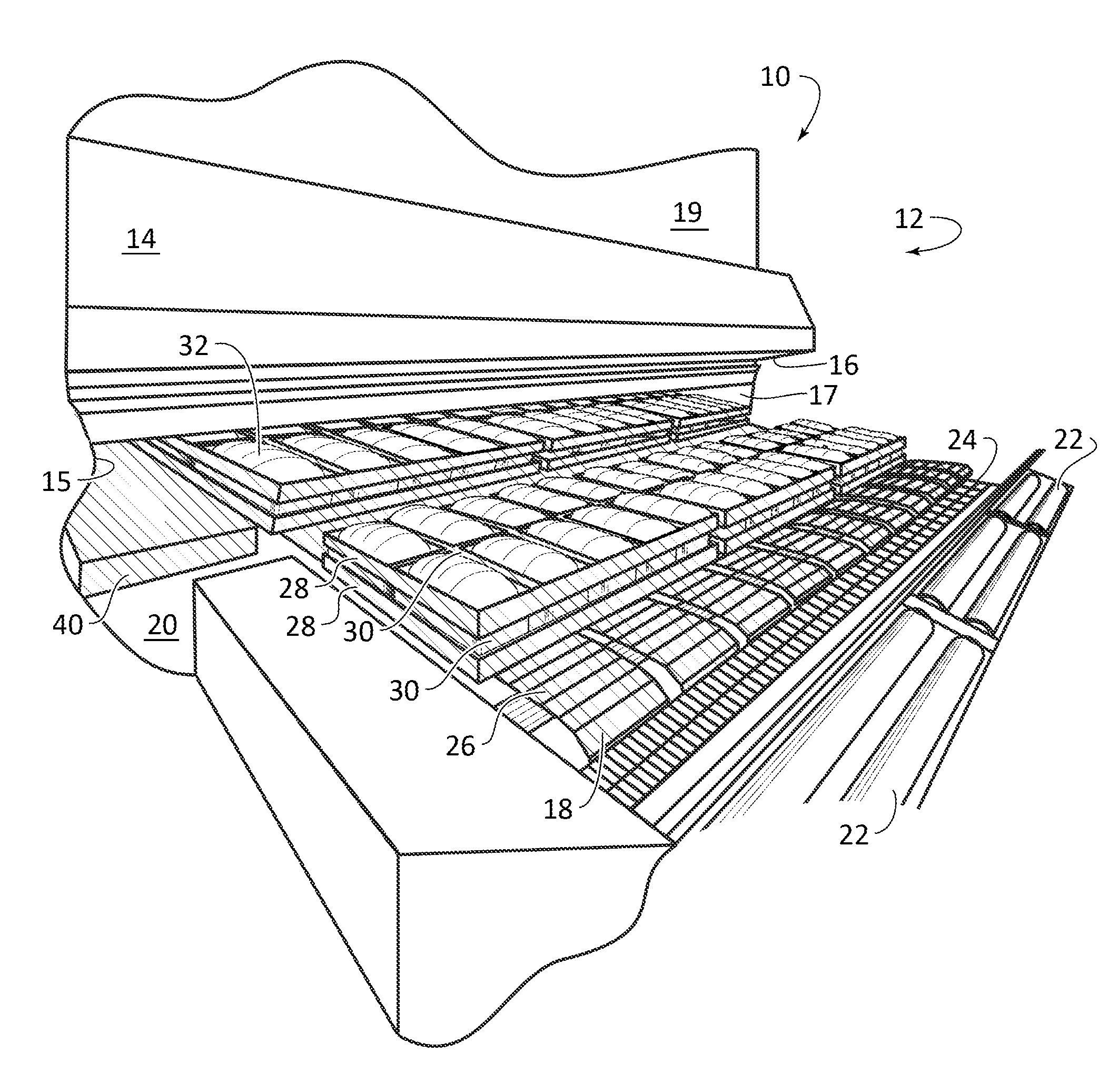 Food product and method and apparatus for baking