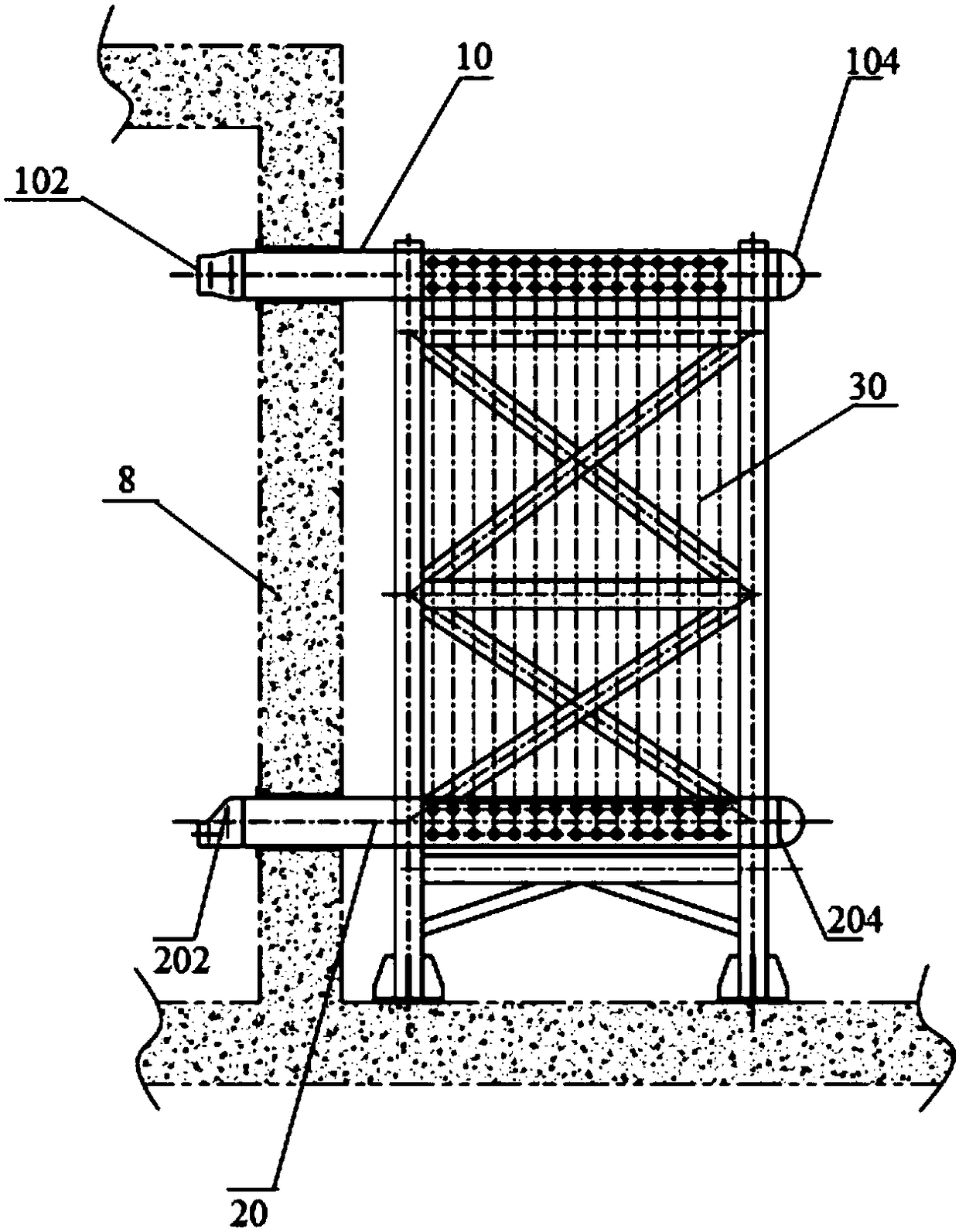 Passive condenser of nuclear power plant