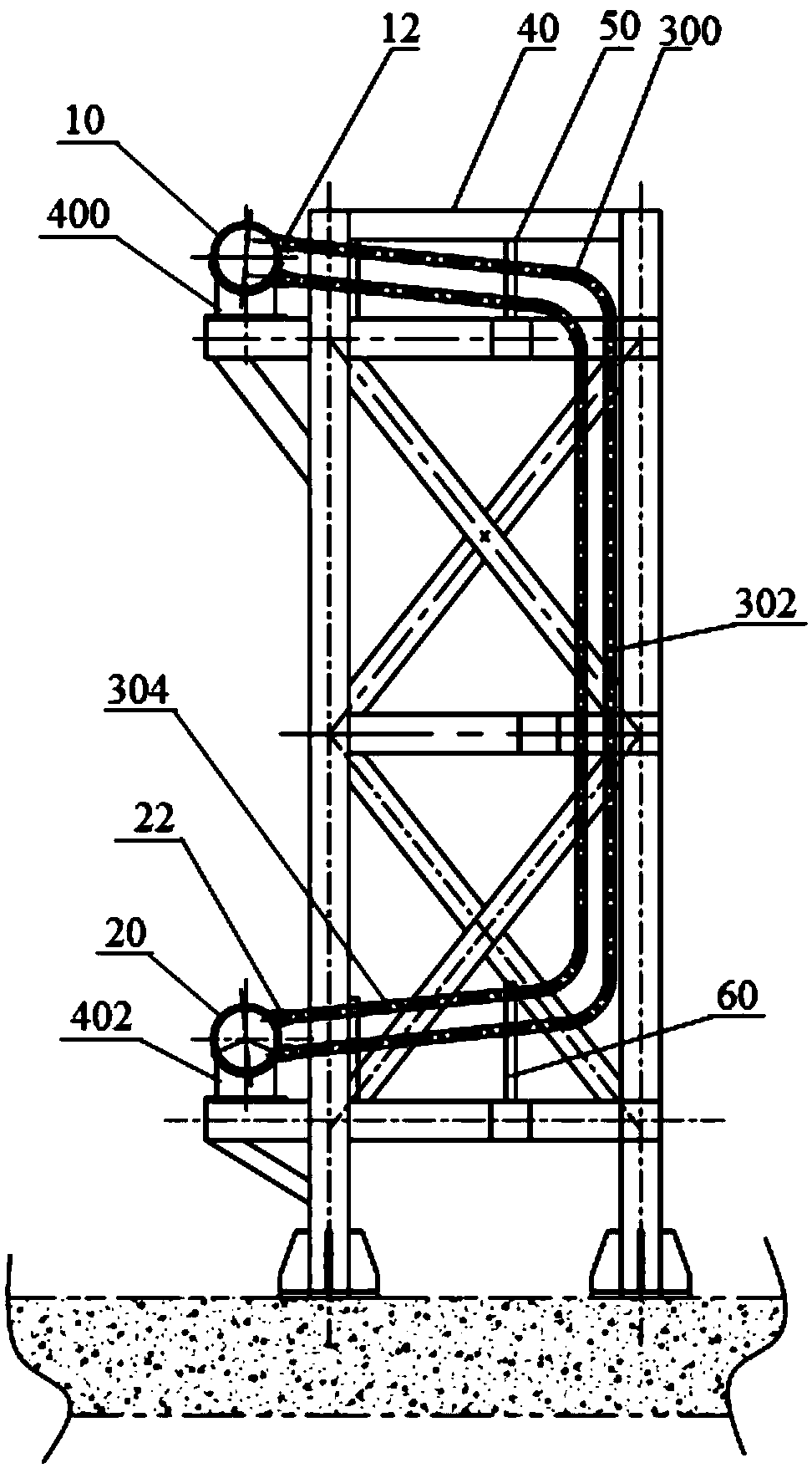 Passive condenser of nuclear power plant