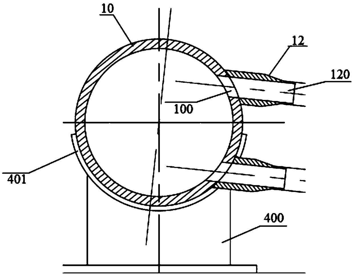 Passive condenser of nuclear power plant