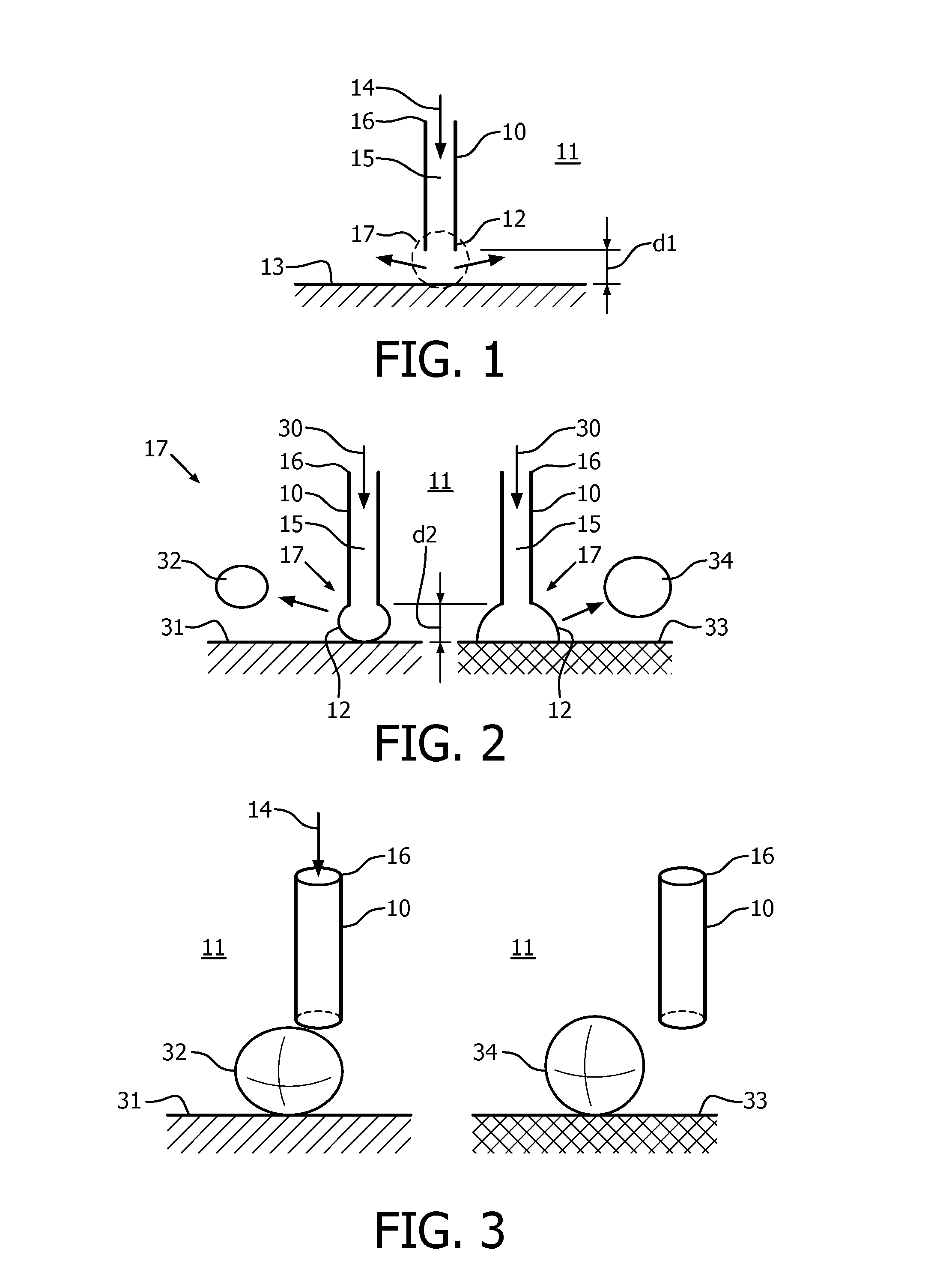 Plaque detection using a stream probe