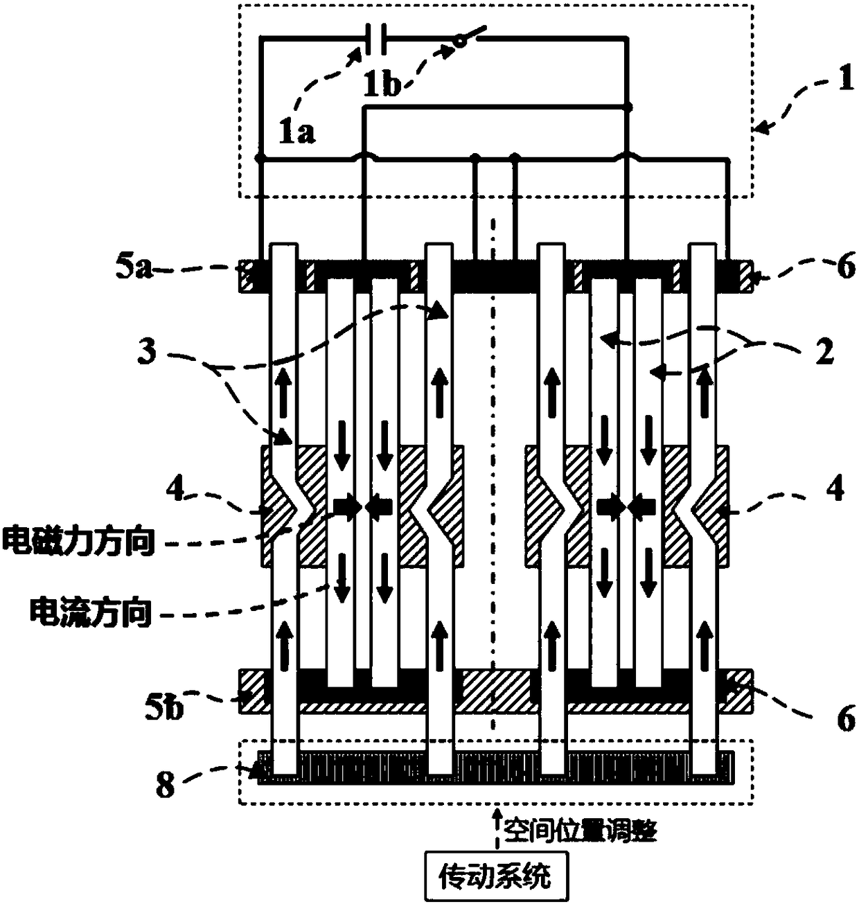 Metal pipe fitting forming device and method based on through-flow mode