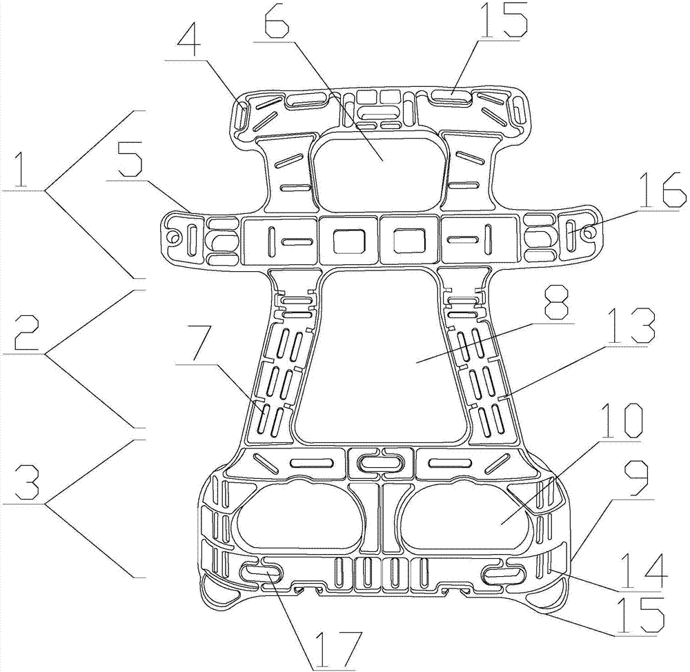 Carrying equipment provided with high-strength backpack bracket, and preparation technology of backpack bracket