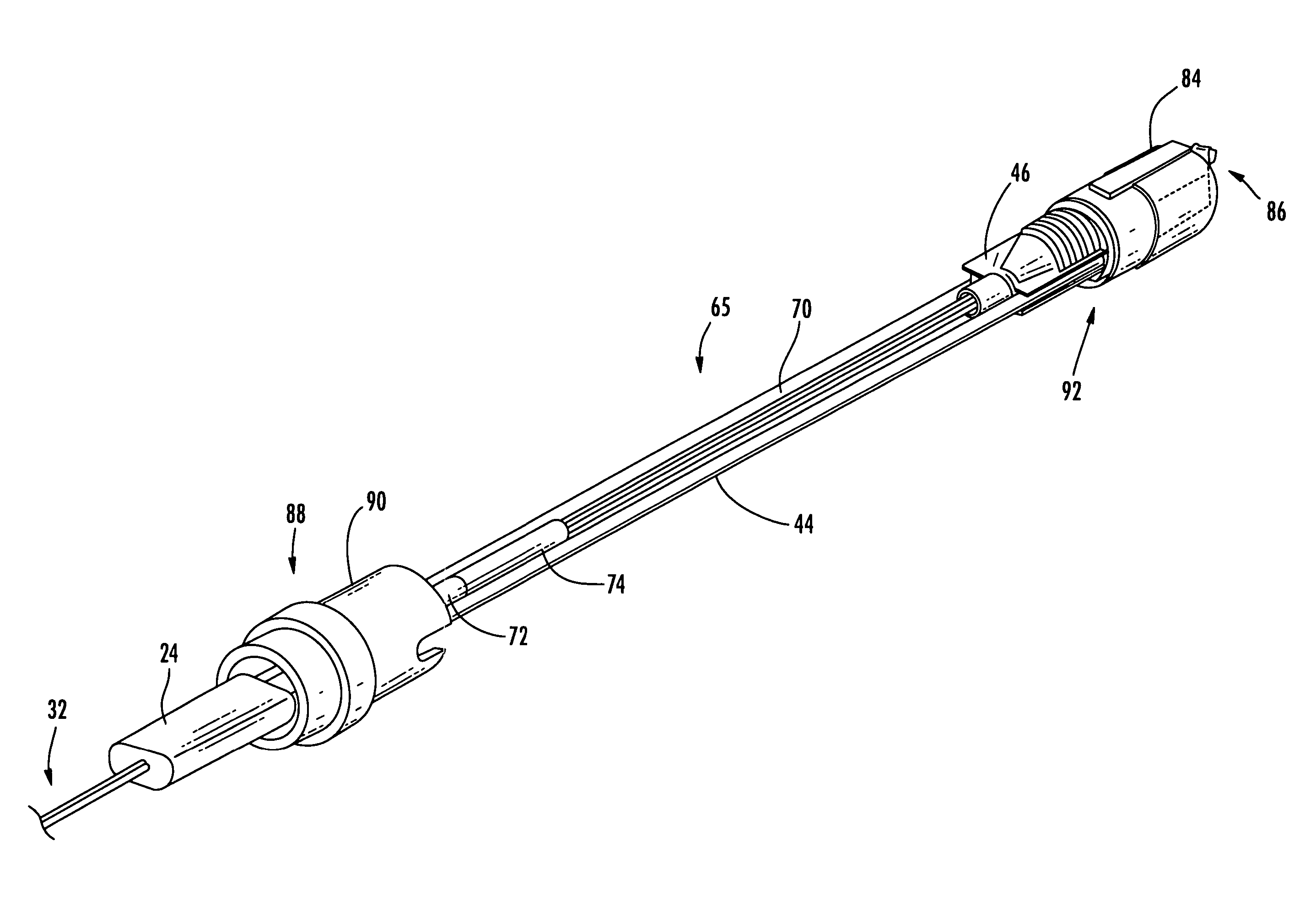 Drop cable with fiber optic connector and methods for fabricating same