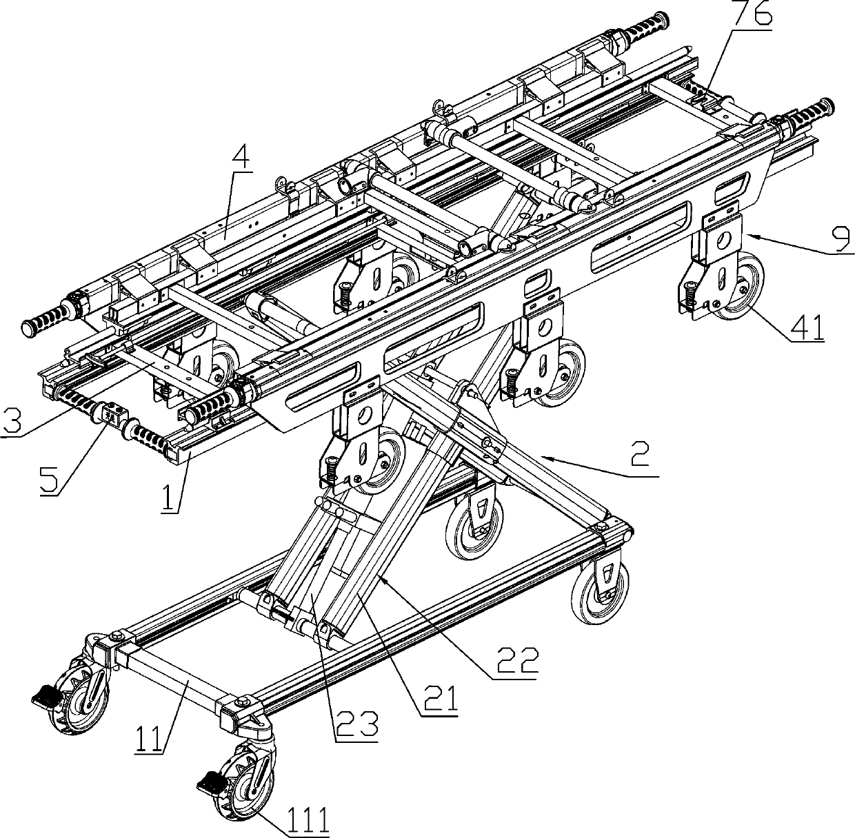 Emergency Electric Stretcher