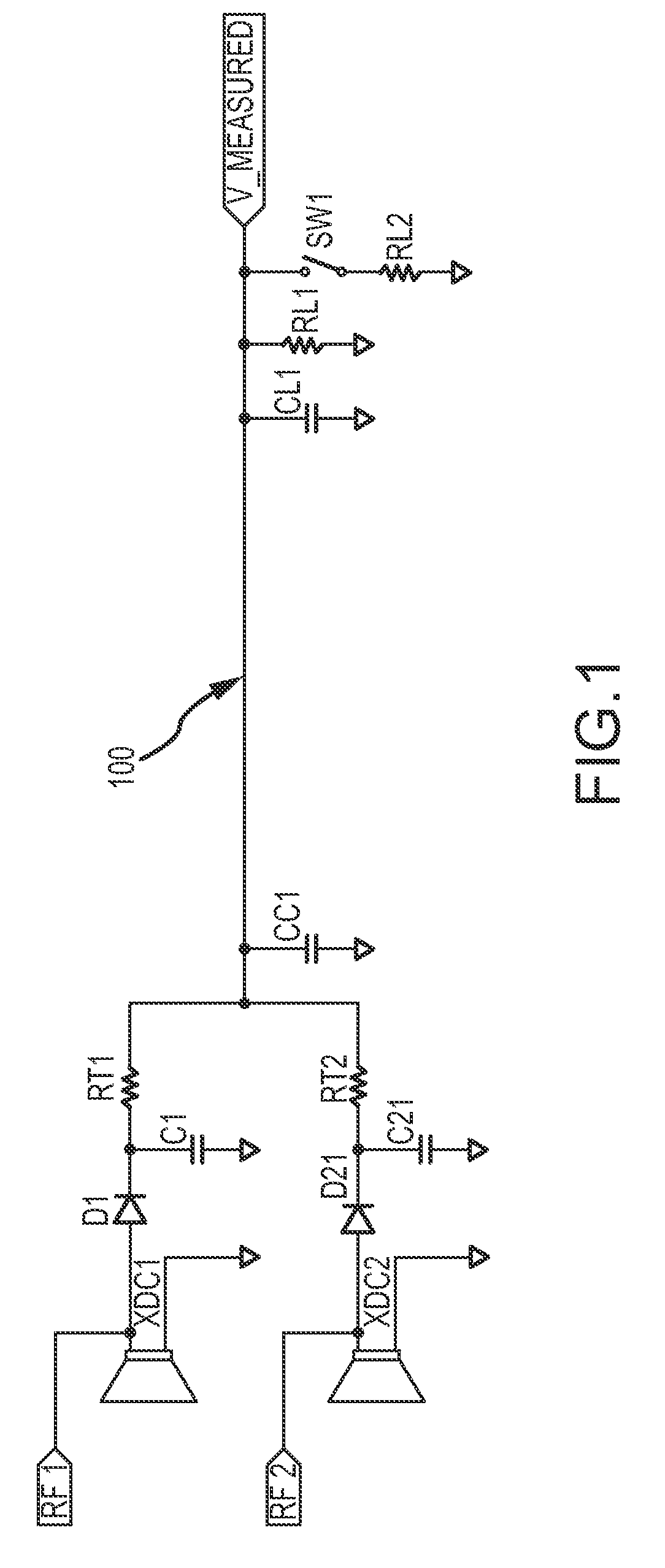 Method and system for using common subchannel to assess the operating characteristics of transducers