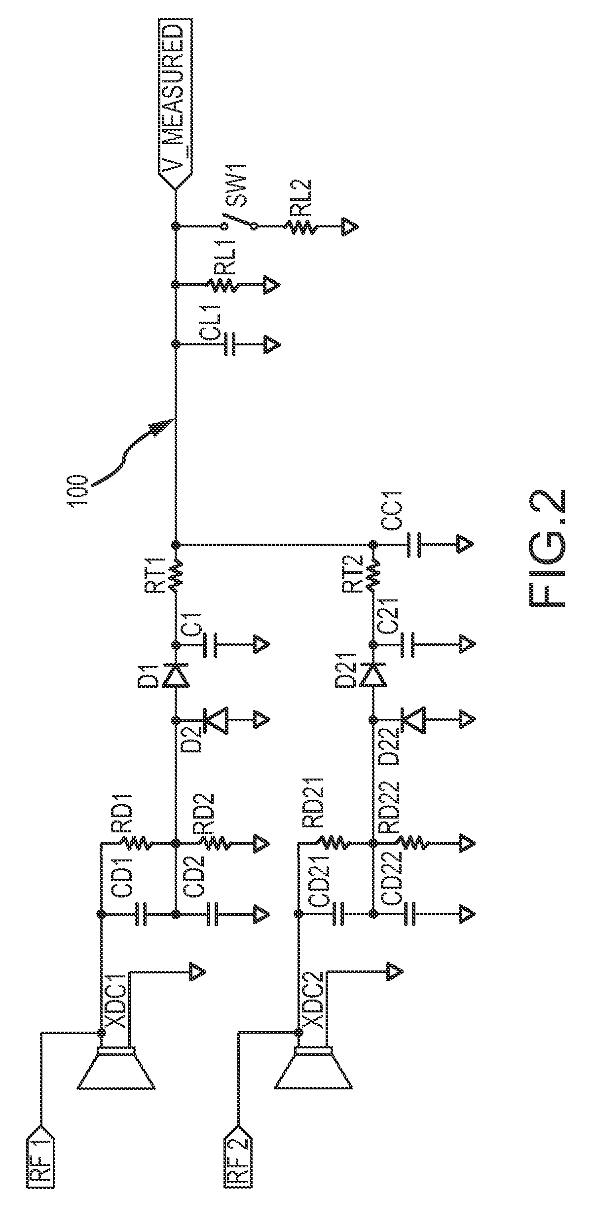 Method and system for using common subchannel to assess the operating characteristics of transducers
