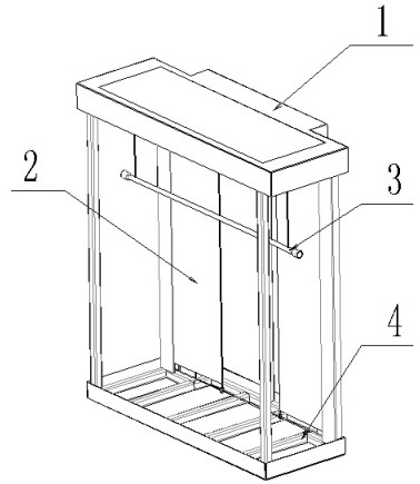 Airing and protecting integrated window capable of saving space