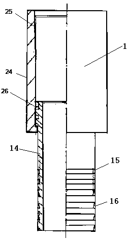 Construction method of an integral layered filling device