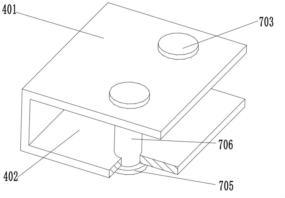 Clamping piece type binding device for printed matter