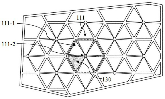 An anti-collision structure with regular polygon and equal cross-section applied to the door sill of composite materials