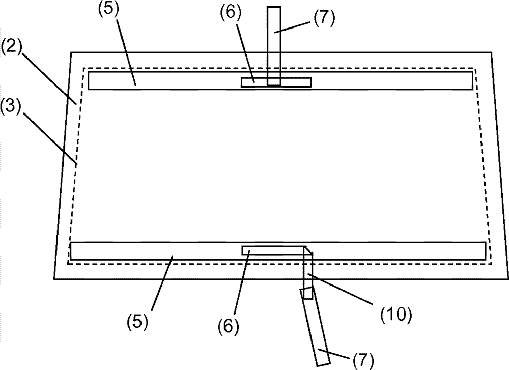 Composite pane with electrical contact-making means