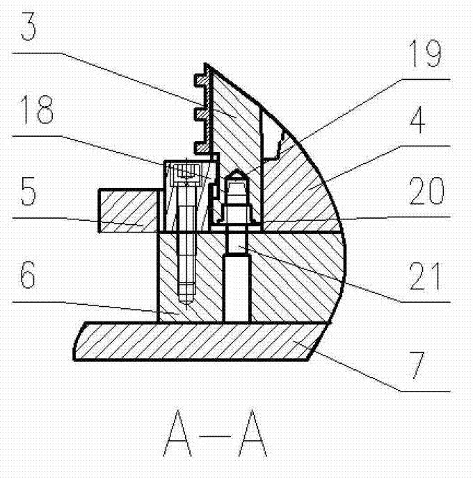 Floating type direct extrusion casting mold and implementing method thereof