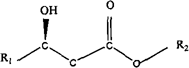 Biosynthesis preparation method of (R)-3-hydroxyalkanoate