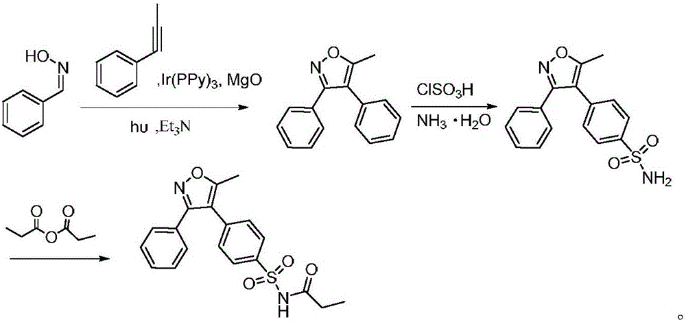 Preparation method of cyclooxygenase-2 inhibitor parecoxib