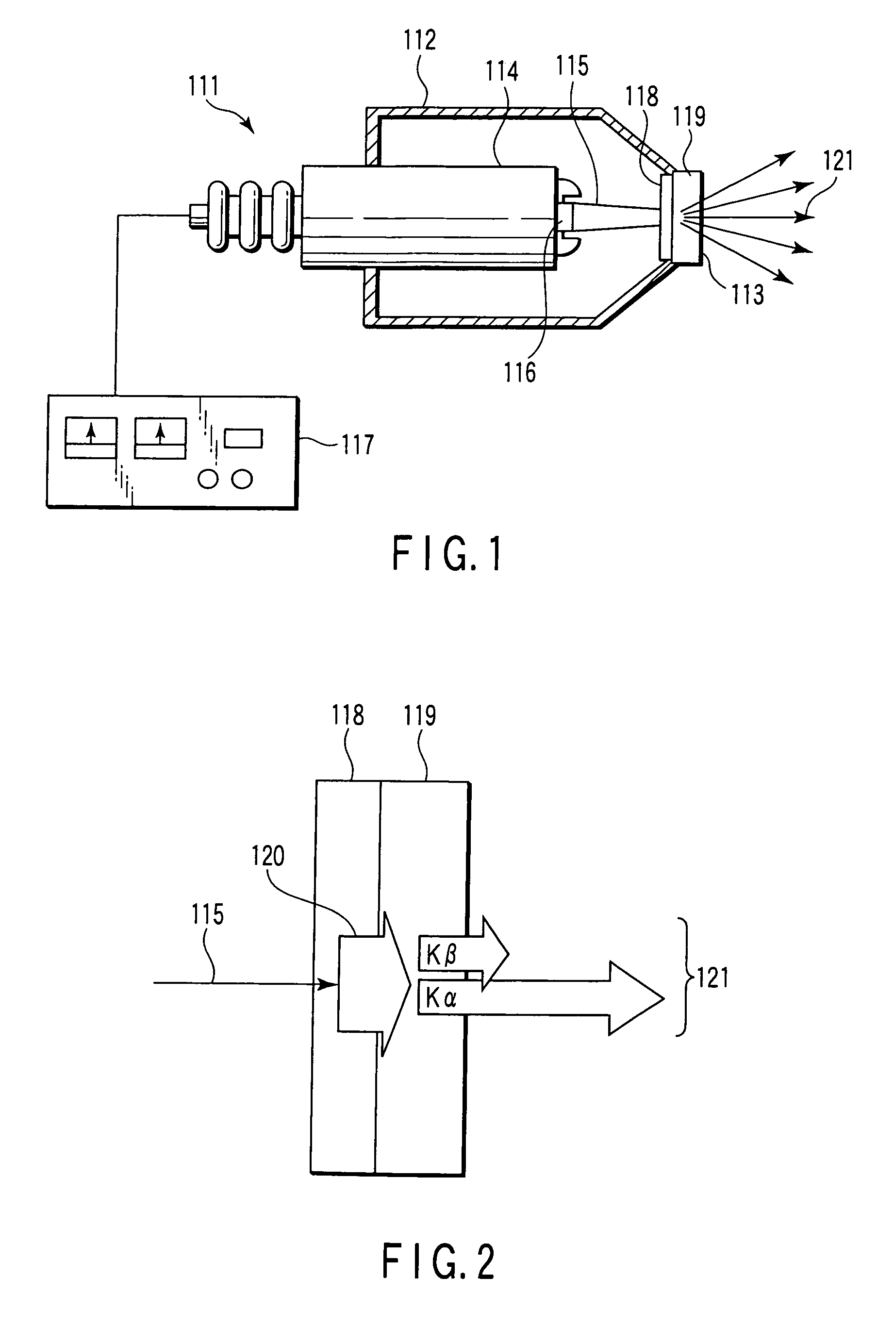 X-ray source and fluorescent X-ray analyzing apparatus