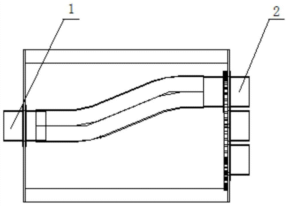 A wind box type pipeline commutator