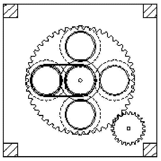 A wind box type pipeline commutator