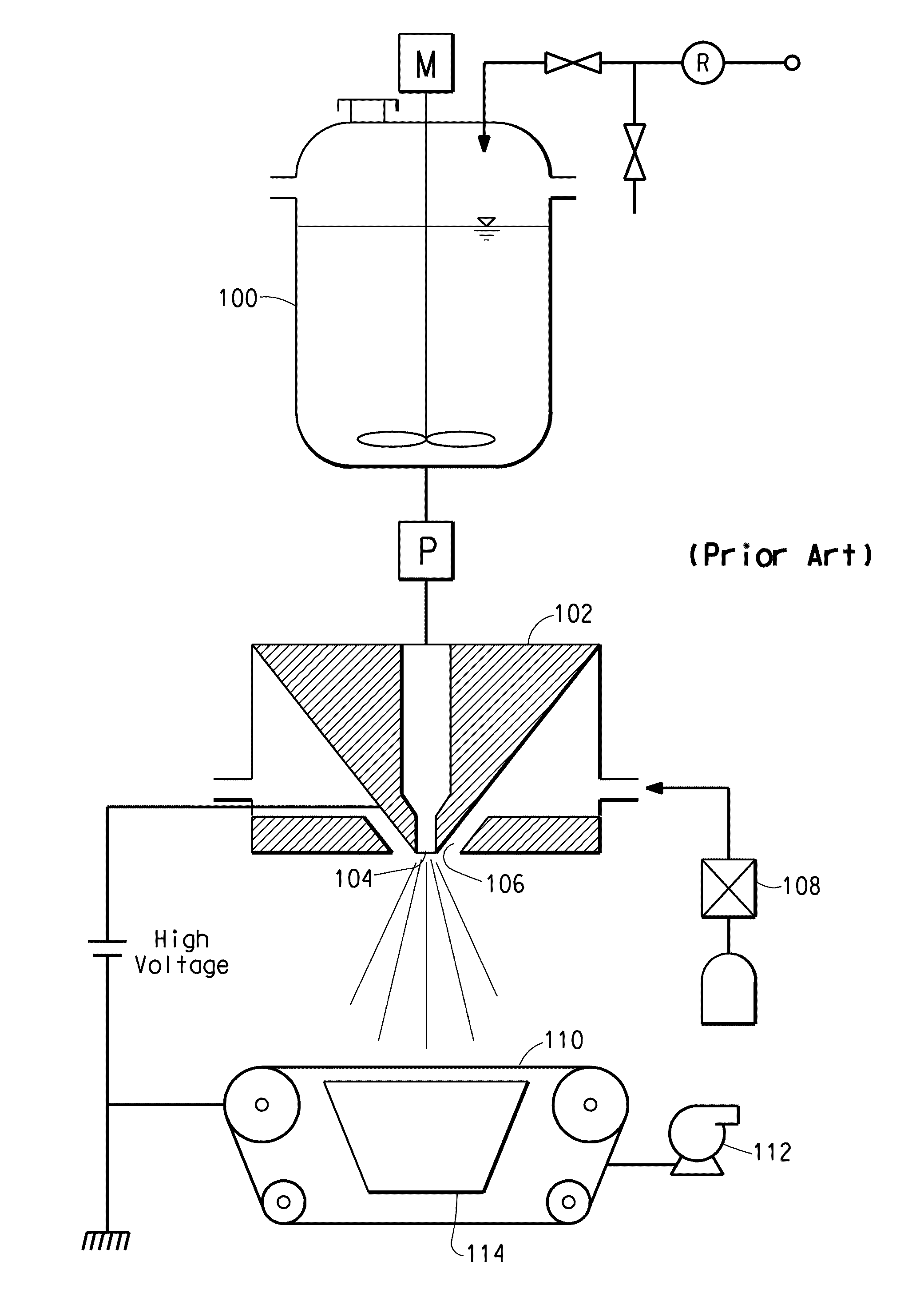 Fiber spinning process using a weakly interacting polymer