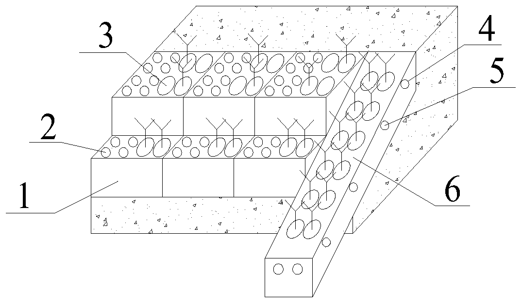 Multifunctional ecological revetment system of UHPC combined structure