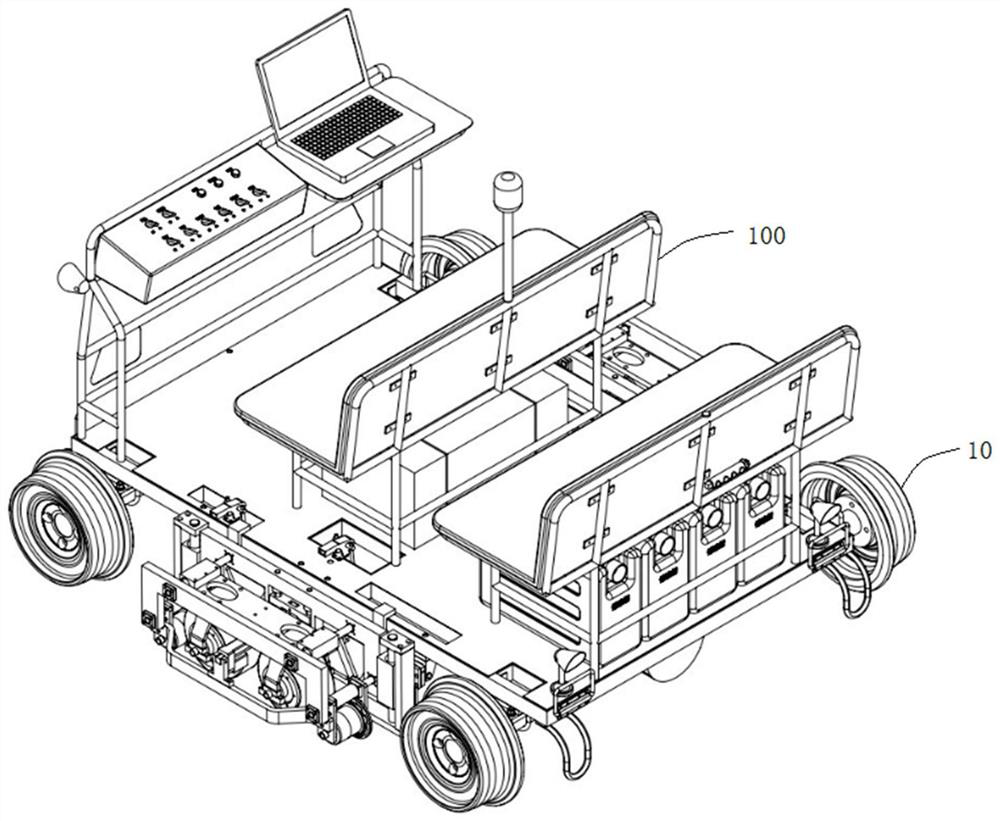 Double-track ultrasonic flaw detector and ultrasonic flaw detection method