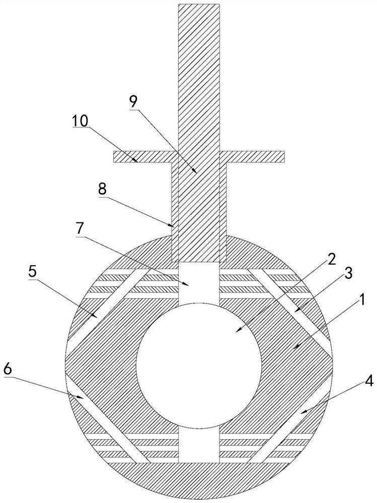 Ball capable of adjusting flow and production process