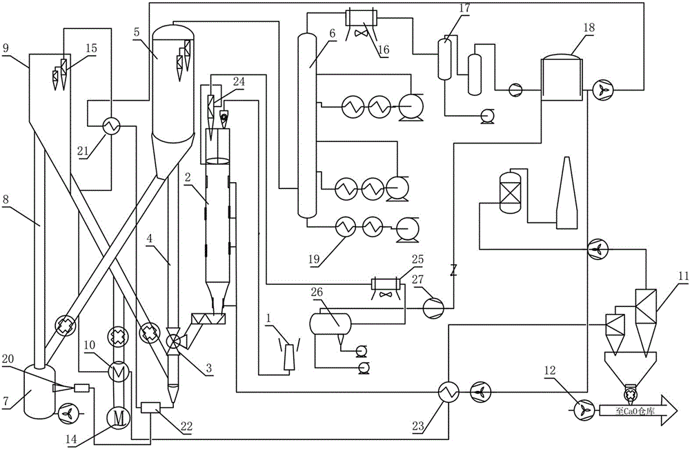 Device for joint production of fuel oil and cement semi-finished products by oil and sand pyrolysis