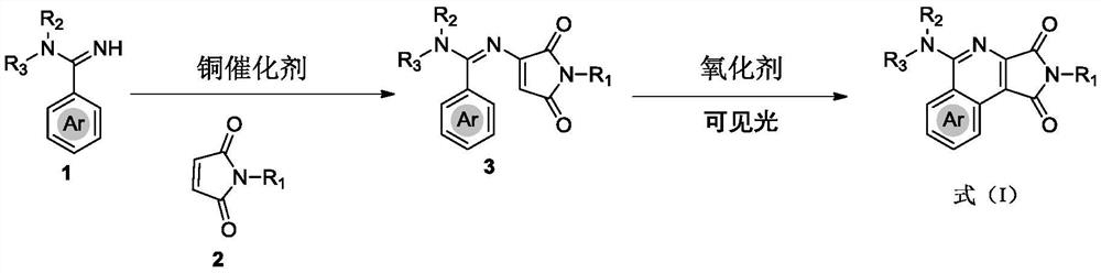 Pi-conjugated polycyclic amino isoquinoline compound, and synthesis method and application thereof