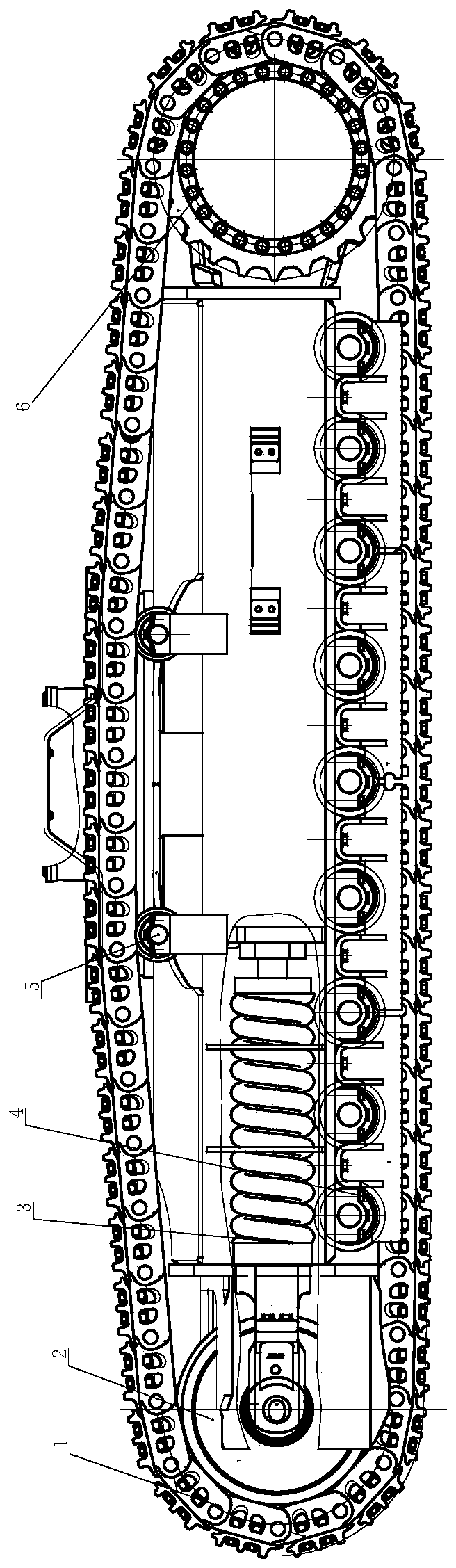 Wheel body internal pressure control system, engineering machinery and control method