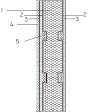 A permanently modified phosphogypsum composite thermal insulation formwork and its manufacturing method