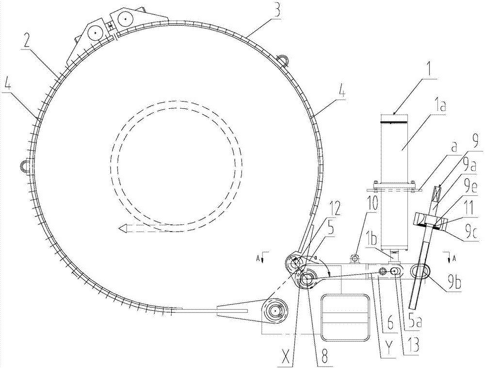 Brake device of anchor mooring positioning winch