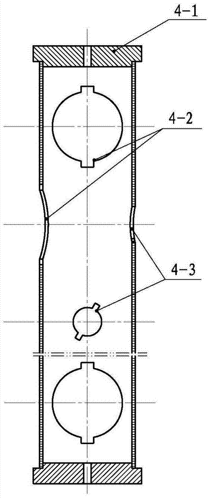 Perforator provided with built-in detonating cord extrusion-type bullet fixing component