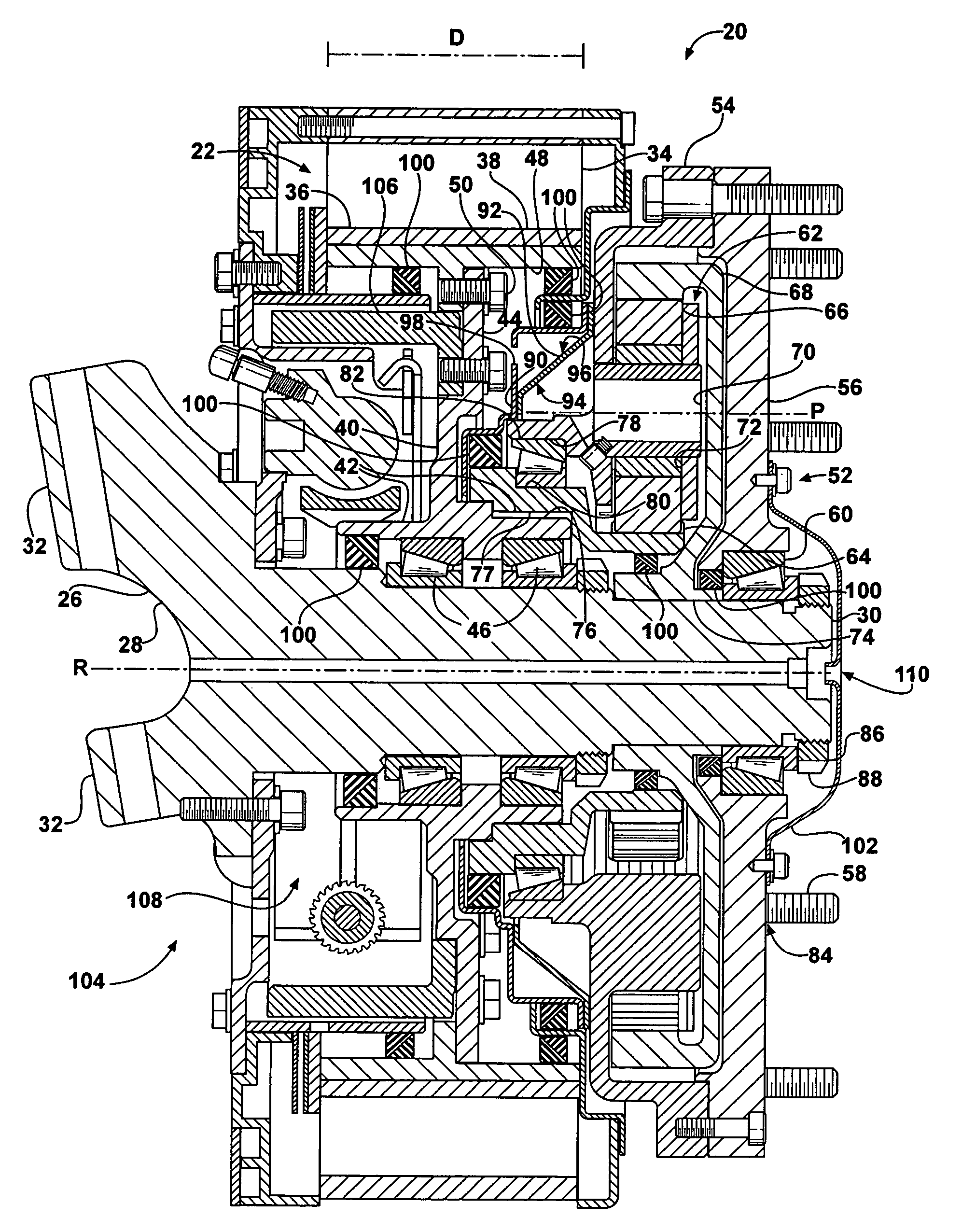 Wheel assembly with integral electric motor