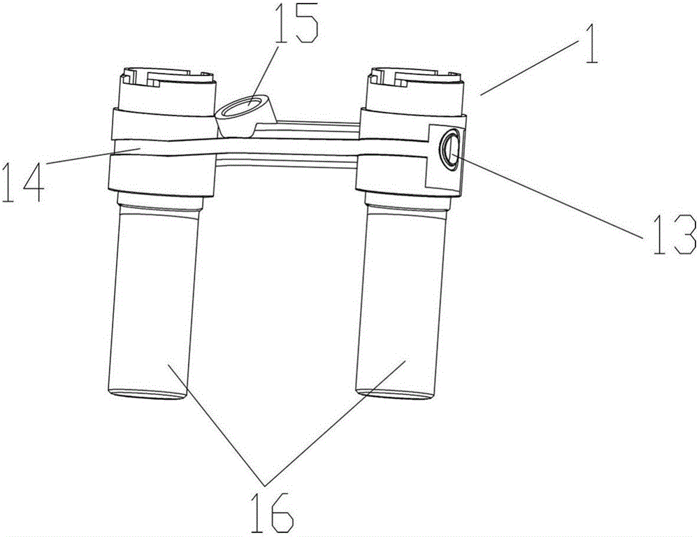 Integrated plastic faucet body forming method