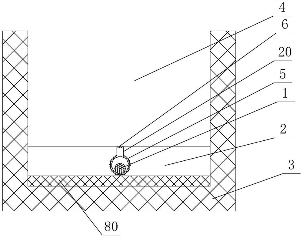 Fireproof nonmetal cable bridge