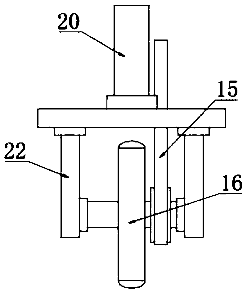 Automatic continuous stamping device for multi-page file