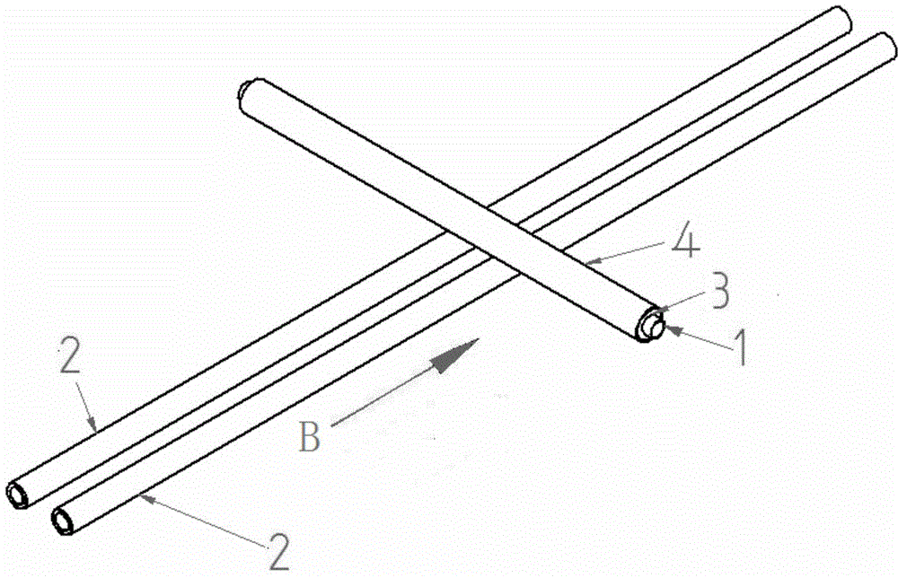 Heat insulation structure and heat insulation method of polyethylene gas pipeline