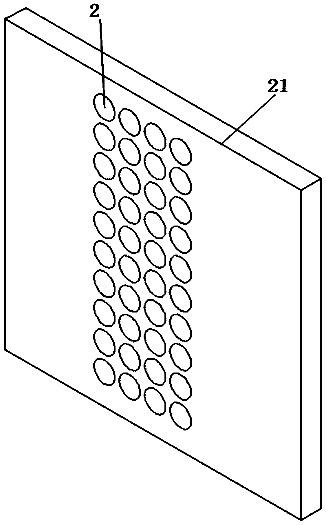 Composite packaging base for refrigerator