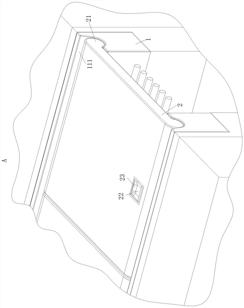 Cable trench cover plate assembly and use method thereof
