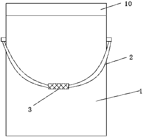 Improved environmentally-friendly paint bucket device