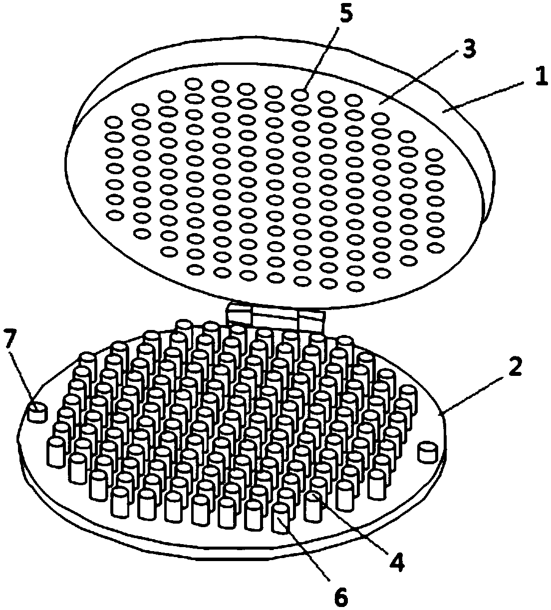 A processing template for making a flexible microporous sound-absorbing membrane and a manufacturing method of the flexible microporous sound-absorbing membrane